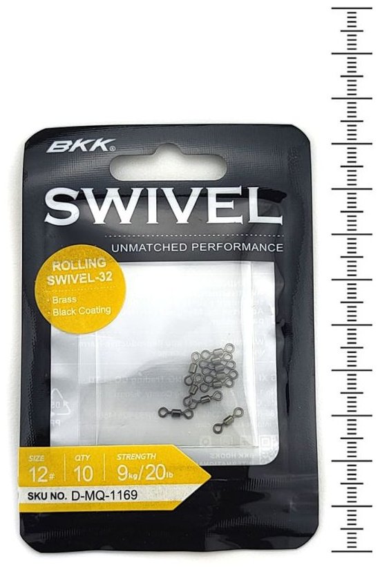 Вертлюг BKK Rolling Swivel-32 №12 9kg D-MQ-1169 купить,NaN
