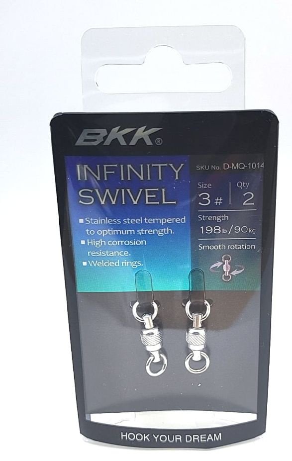 Вертлюг BKK Вертлюг с подшипником Infinity Swivel №3, 90kg, 19,5mm D-MQ-1014 - ForteMarket Вертлюг BKK Вертлюг с подшипником Infinity Swivel №3, 90kg, 19,5mm D-MQ-1014 купить,NaN