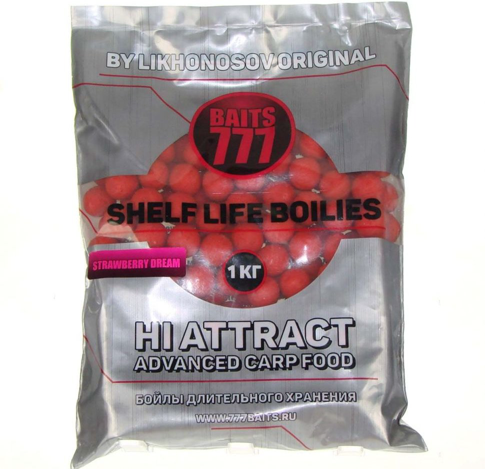 Бойлы Baits 777 20мм 1 кг Strawberry Dream купить,NaN