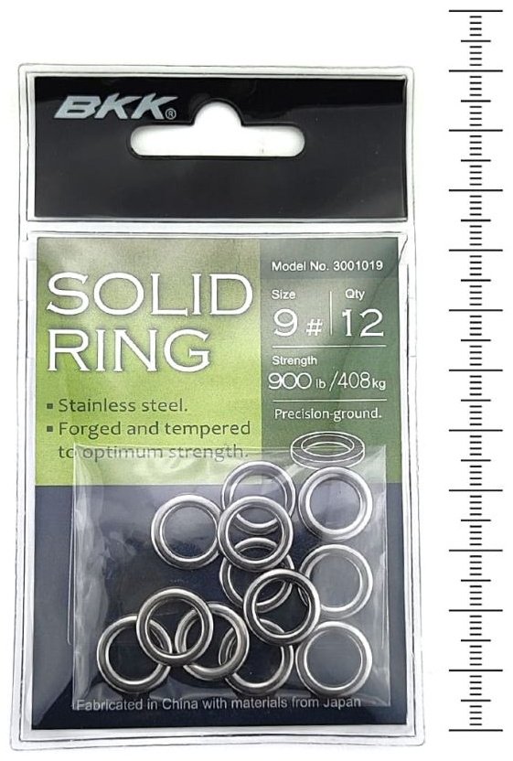 Кольцо BKK Кольцо для оснасток Solid Ring-51 №9, 408kg (12шт) D-S0-1027 купить,NaN