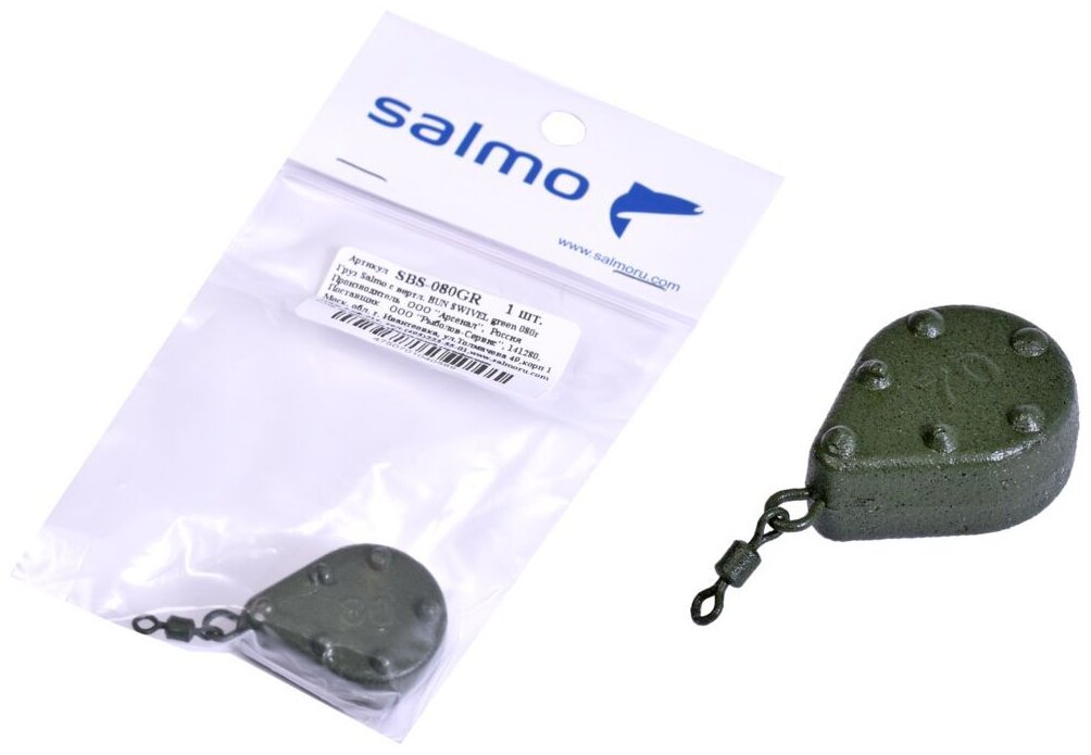Грузило Капля Salmo SBS-080GR 80 г купить,NaN