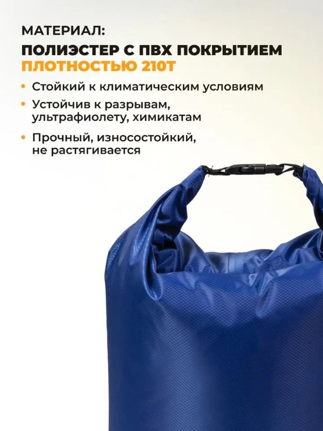 Гермомешок Helios HS-GM-50 50 л синий купить,NaN