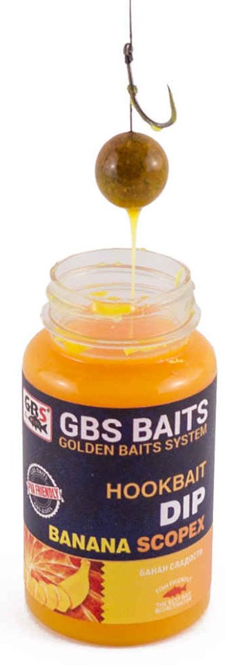 Прикормка GBS Baits Дип 120мл Banana Scopex Банан Сладости 0.12 кг купить,NaN