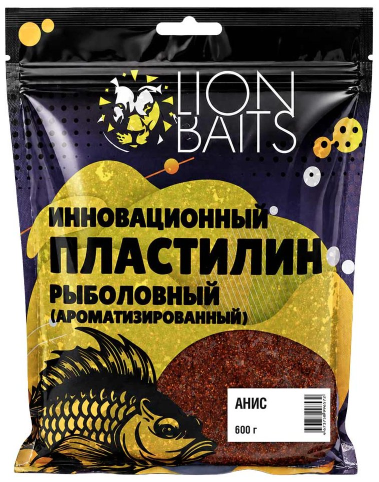 Прикормка Lion Baits Пластилин LBPI-6004 Анис 0.6 кг купить,NaN
