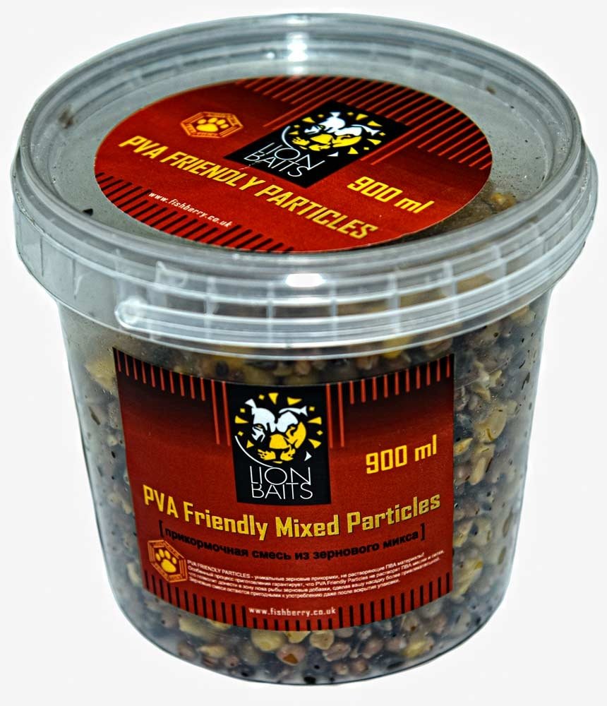 Прикормка Lion Baits PVA Friendly Mixed Particle Зерновой микс 0.9 кг купить,NaN