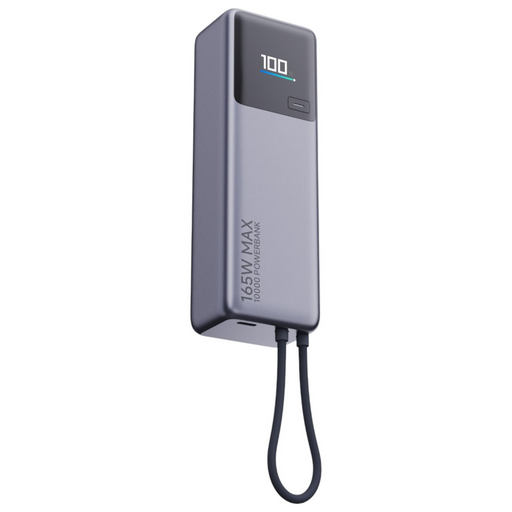 Внешний аккумулятор Xiaomi Power Bank (Integrated Cable) GL PB1165M 10000 мАч 165 Вт gray