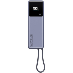 Внешний аккумулятор Xiaomi Power Bank (Integrated Cable) GL PB1165M 10000 мАч 165 Вт gray