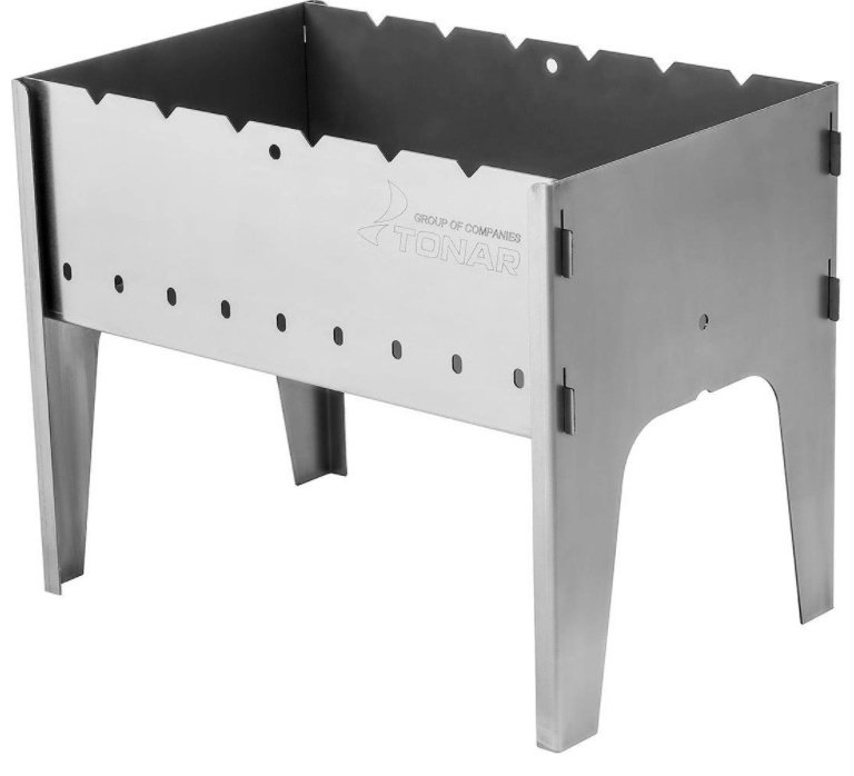 Мангал разборный ТОНАР 31x49x37 см, сталь купить,NaN