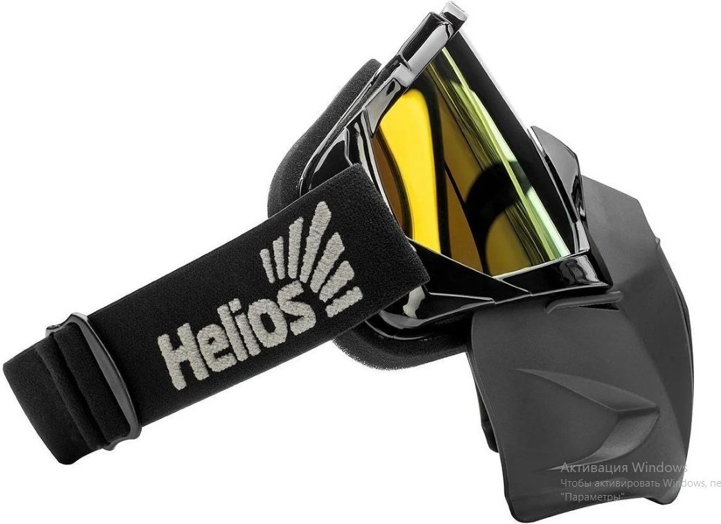 Маска горнолыжная Helios HS-MT-003-1 черный размер 18 купить,NaN