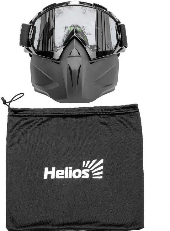 Маска горнолыжная Helios HS-MT-003 черный размер 18 купить,NaN