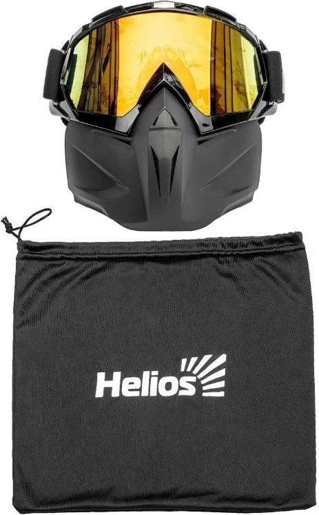Маска горнолыжная Helios HS-MT-003-1 черный размер 18 купить,NaN