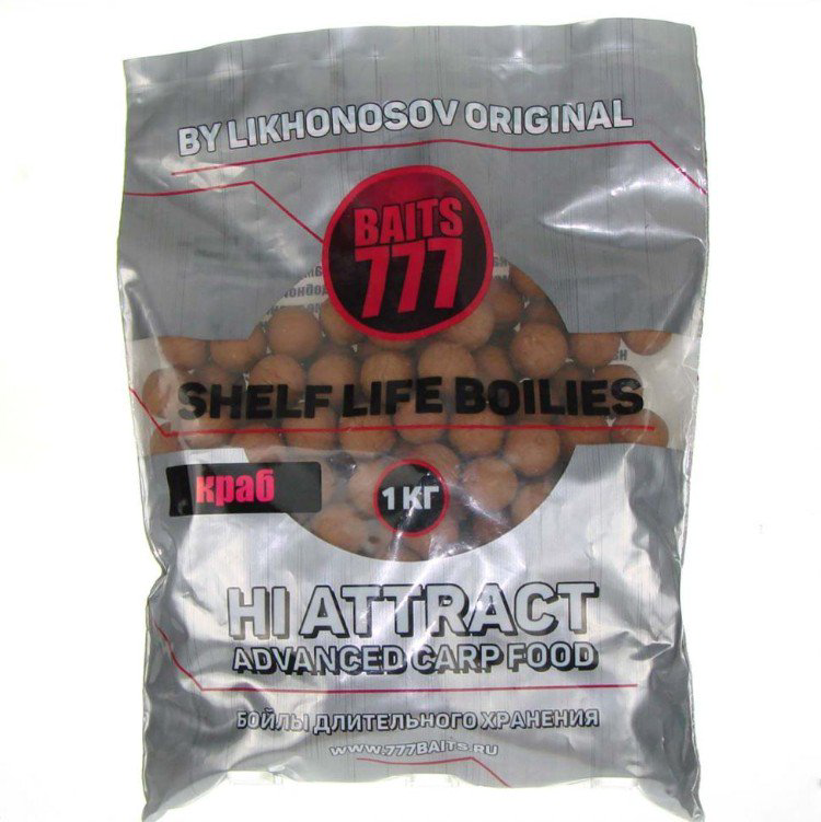 Бойлы Baits 777 20мм 1 кг Краб купить,NaN