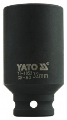 YATO торцевая головка ударная глубокая 1/2 YT-1052 1 шт купить,NaN
