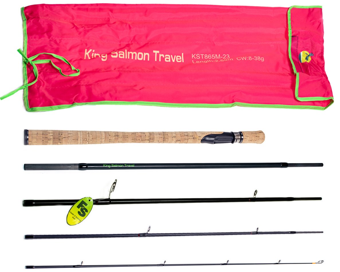 Удилище Fish Season King Salmon Travel 805H спиннинговое 2.4 м купить,NaN