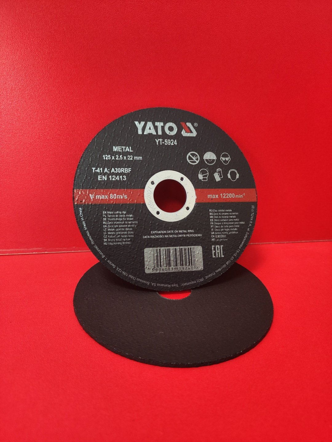 Диск отрезной по металлу 125x22х2.5 мм, YATO YT-5924 купить,NaN