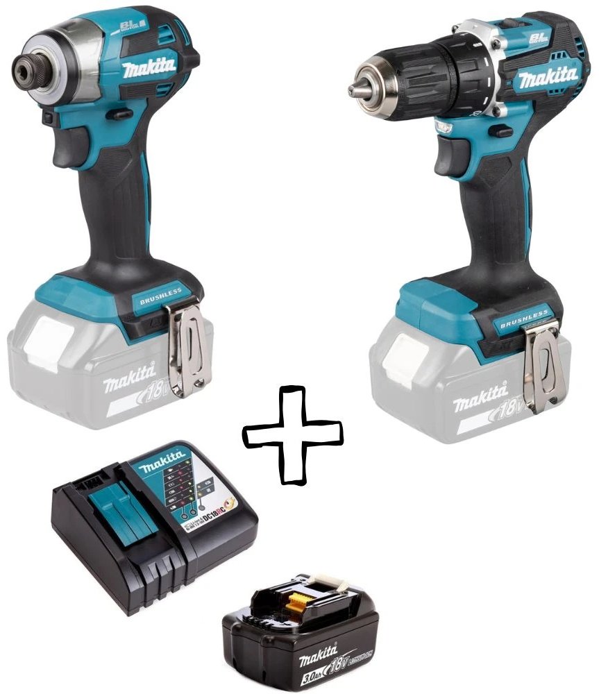 Наборы электроинструментов Makita DTD173Z+DDF487Z+191A25-2 2 в 1 купить,NaN