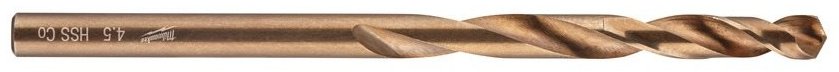 Сверло Milwaukee HSS-G 4.5х80 4932363262, 1 шт. купить,NaN