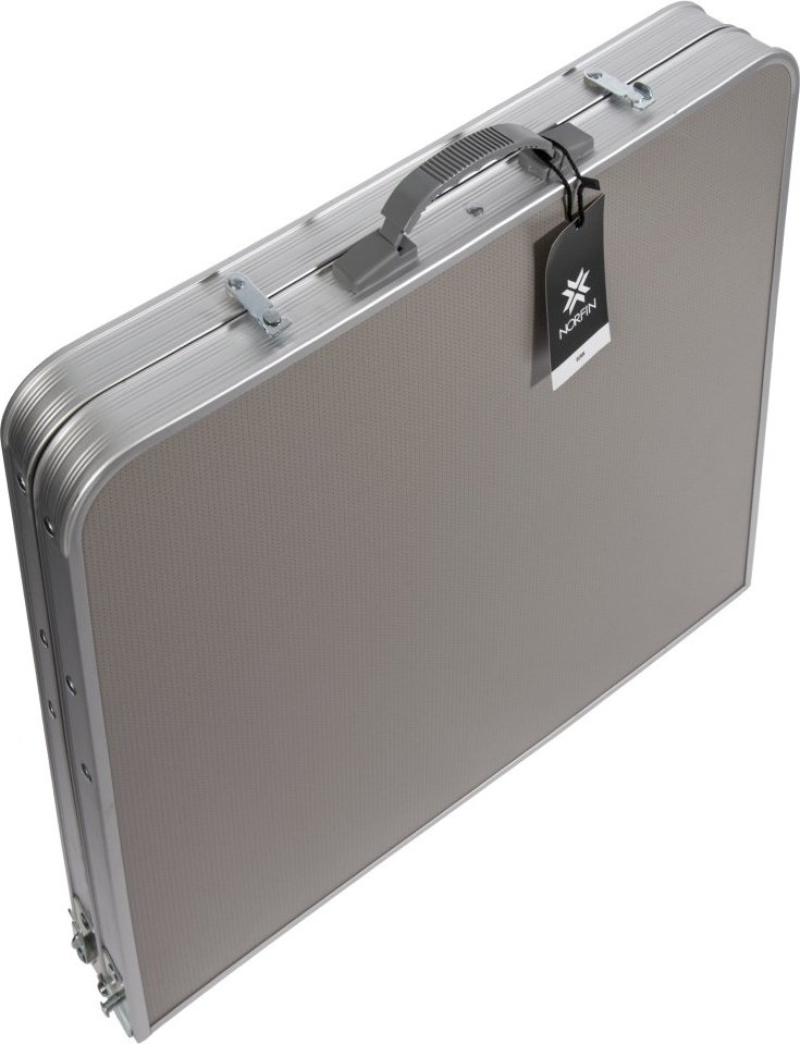 NORFIN комплект RUNN NF Alu 120x60 +4 стула набор серый купить,NaN