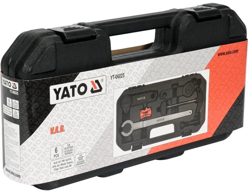 Набор инструментов автомобильный 6 в 1 YATO YT-06025 купить,NaN
