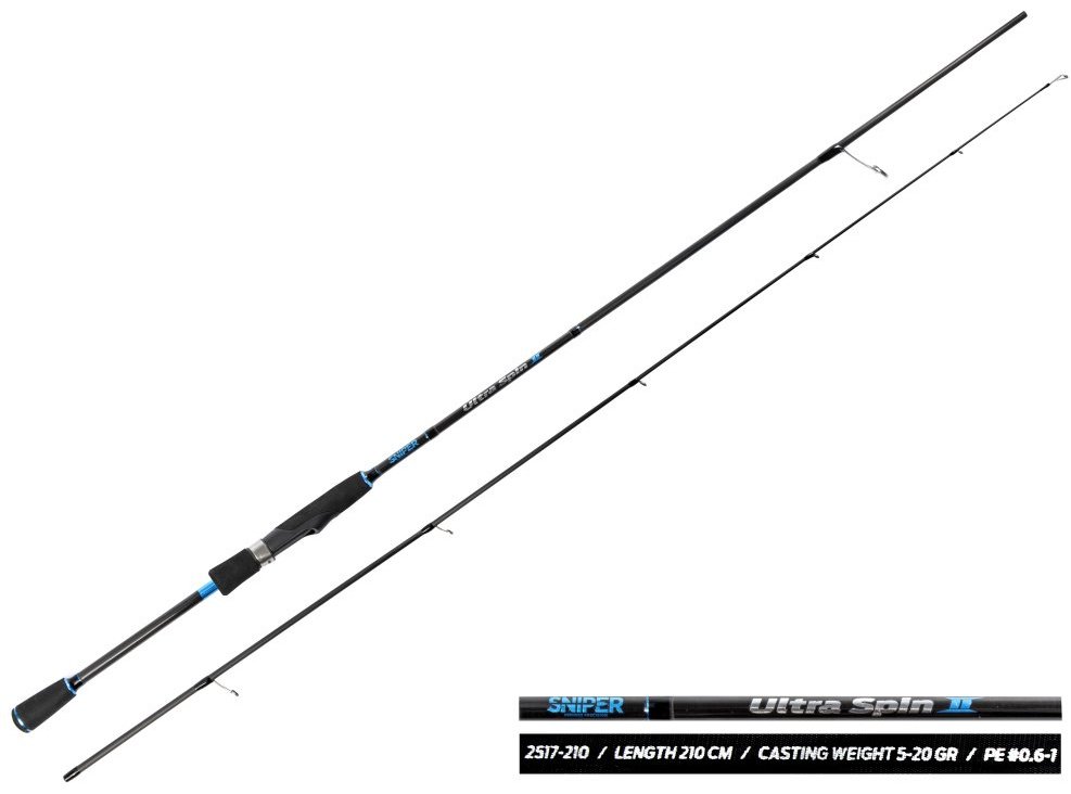 Удилище Salmo Sniper Ultra Spin II 20 2517-210 спиннинговое 2.1 м купить,NaN