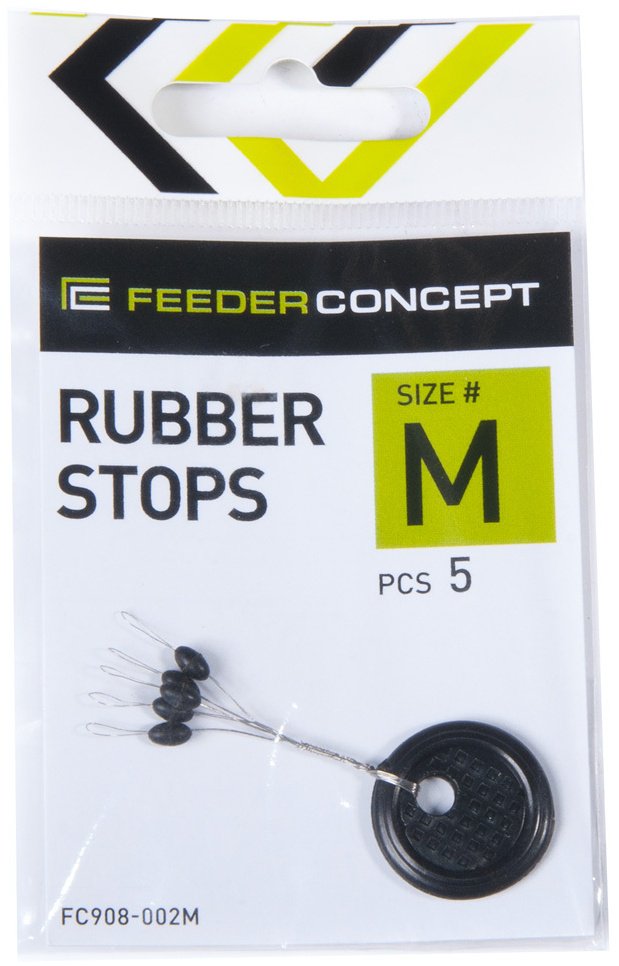 Стопор для бойлов Feeder Concept RUBBER STOPS р.006XXXL 5шт. купить,NaN