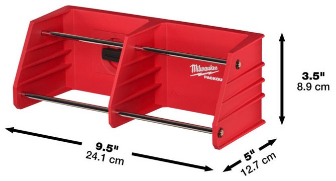 Milwaukee планка-держатель PACKOUT 4932480710 (8.9х15х12.7 см) купить,NaN