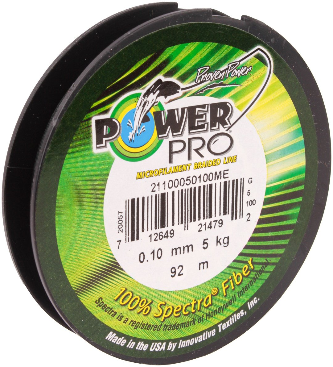Леска Power Pro плетеная PP092MGR010 0.1 мм зеленый купить,NaN