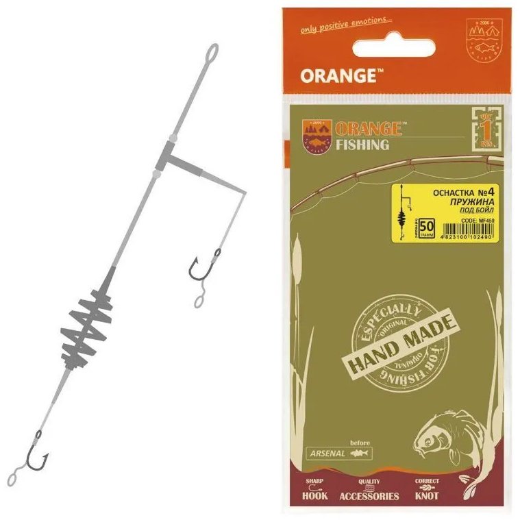 Оснастка Orange Carp 4 Spring Leadcore 54 см купить,NaN