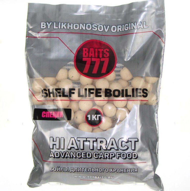 Бойлы Baits 777 20мм 1 кг Специи купить,NaN