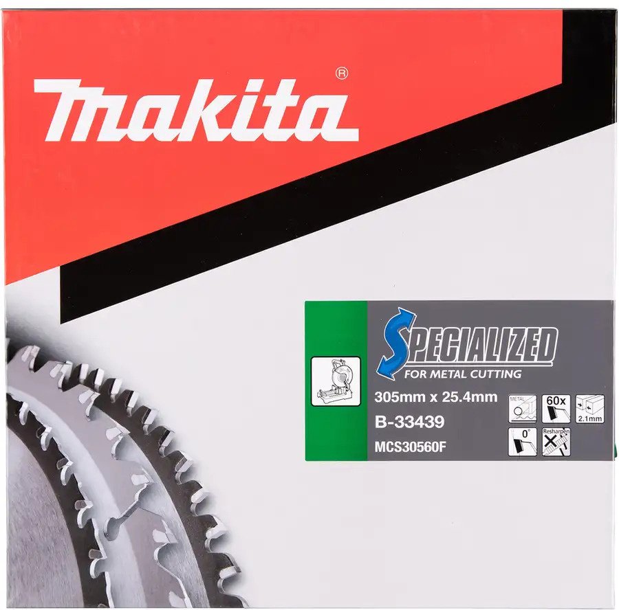 Пильный диск по стали Makita B-33439, 305x25.4 мм, 60Т купить,NaN