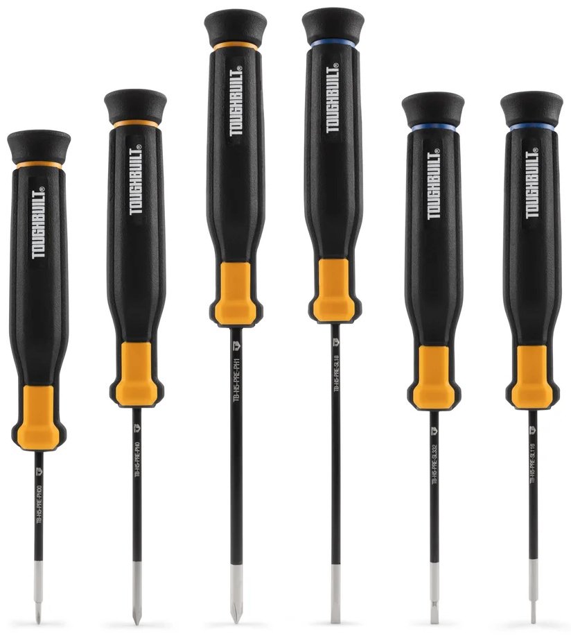 Toughbuilt набор отверток TB-H5S6-PRE PH1х100 мм, PH0х75 мм купить,NaN