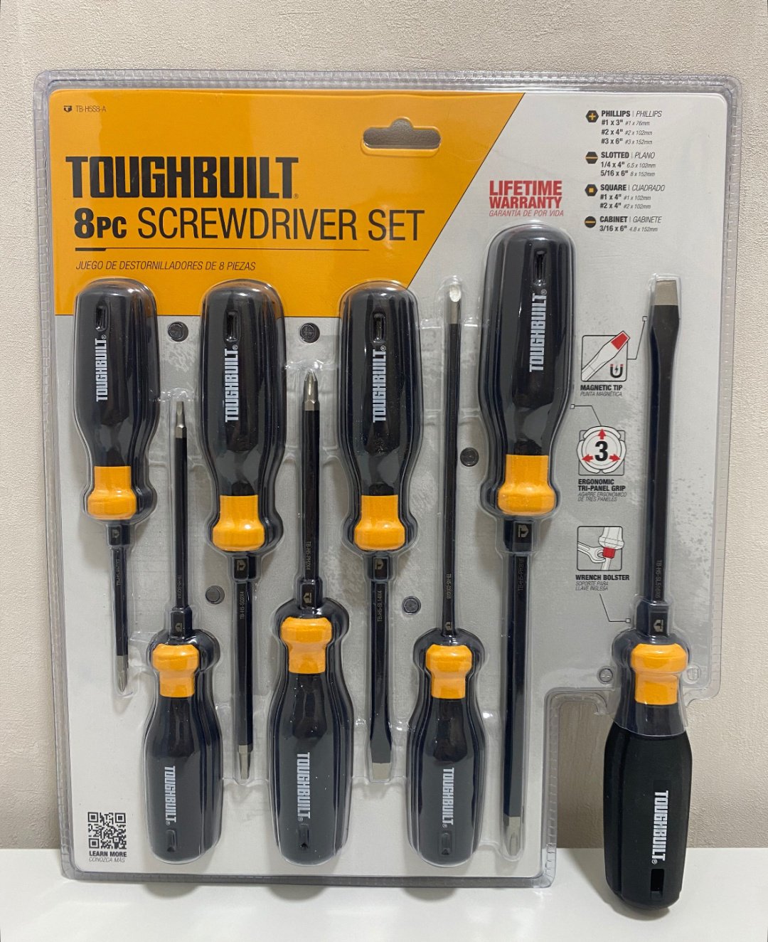 Toughbuilt набор отверток TB-H5S8-A набор из 8 купить,NaN