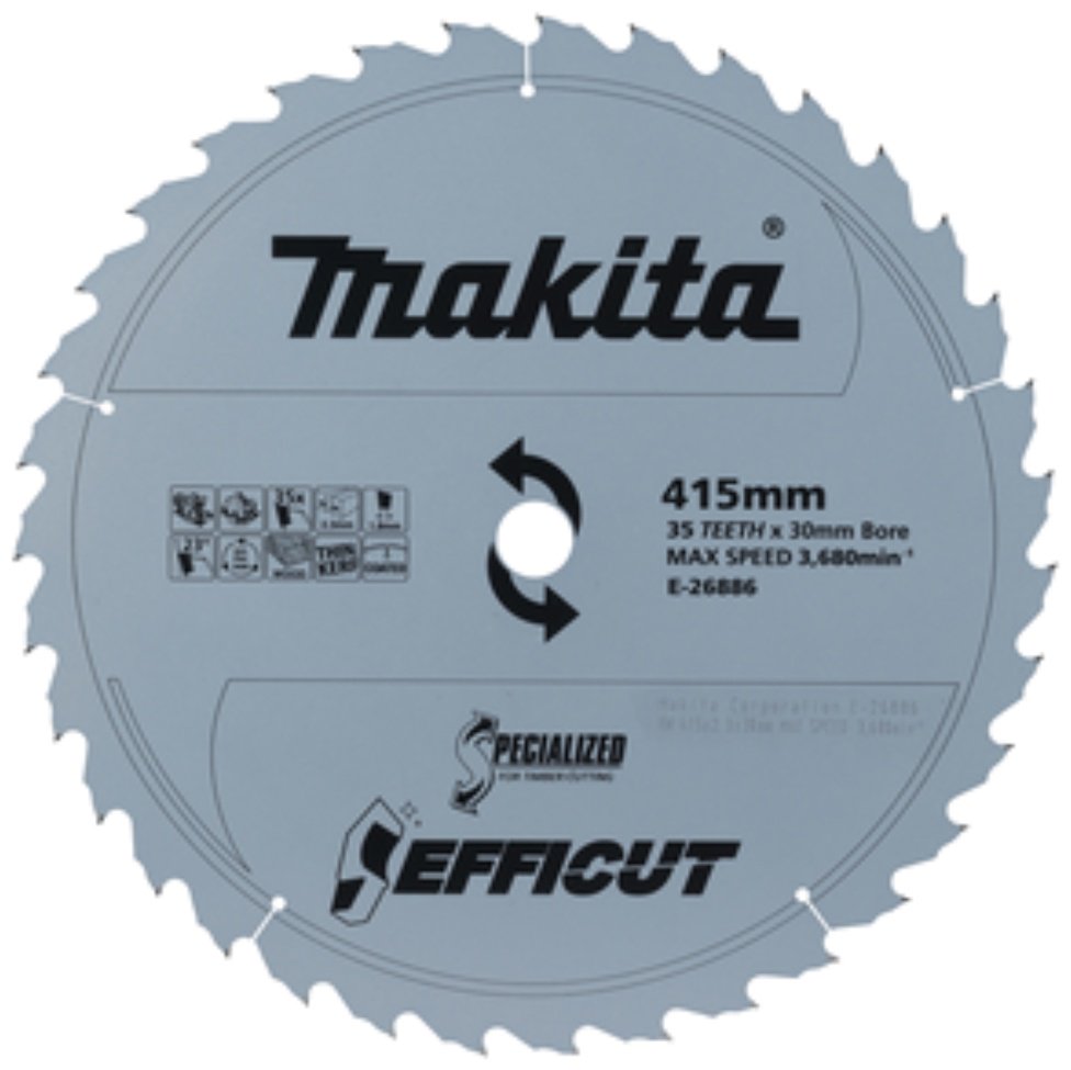 Пильный диск по дереву Makita E-26886, 415x30 мм, 35Т купить,NaN
