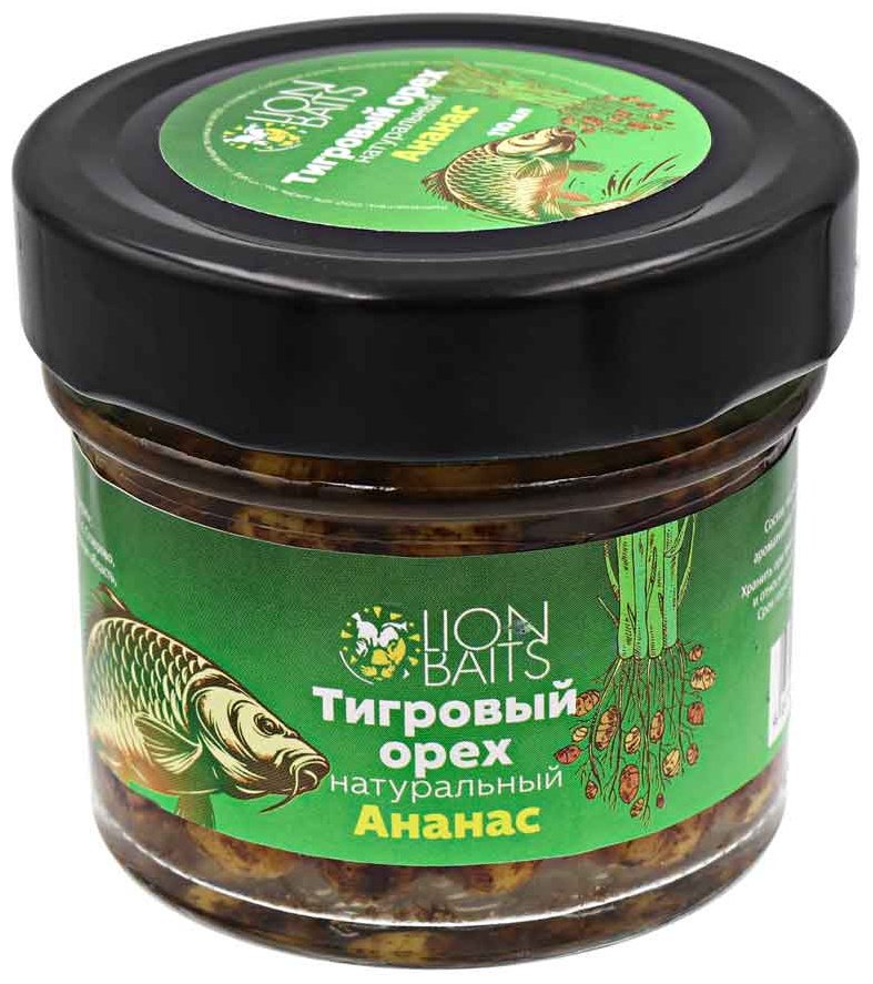 Прикормка Lion Baits Тигровый орех консервированный LBTOS-003 Ананас 0.11 кг купить,NaN