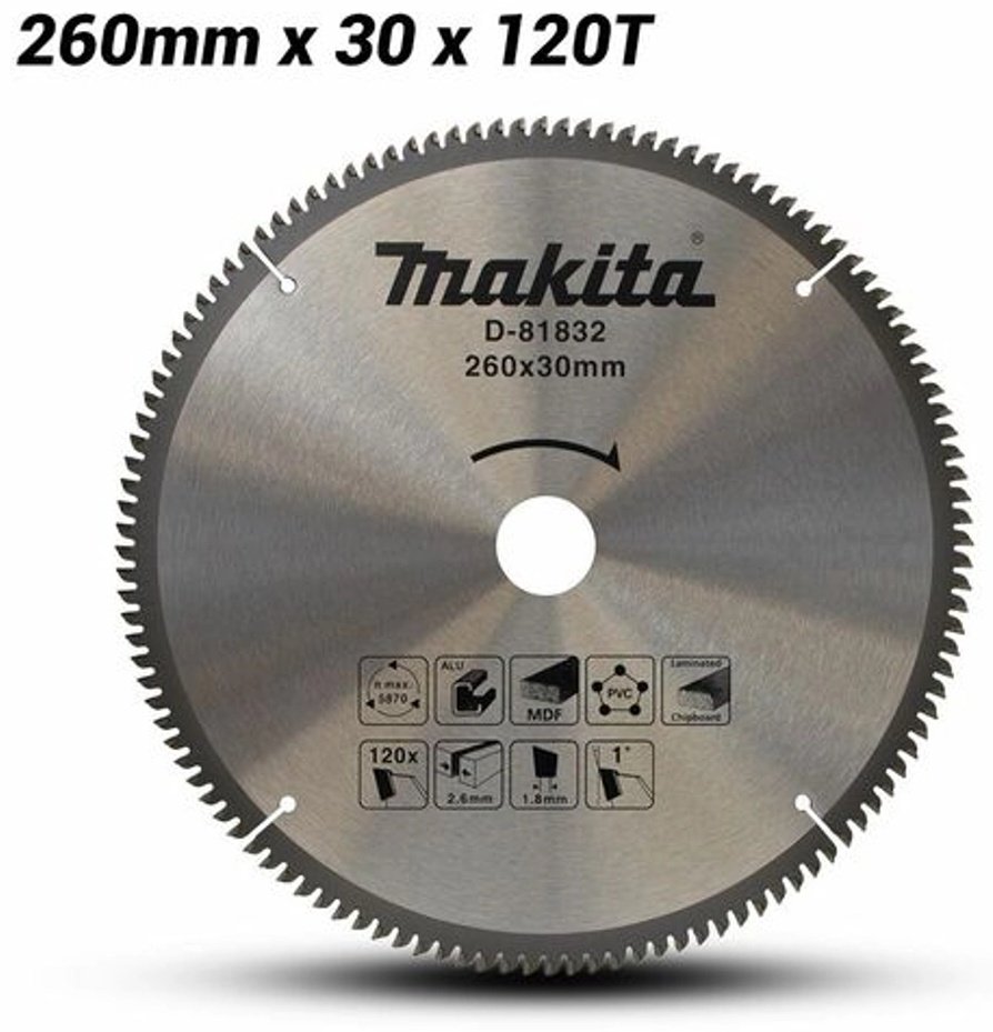 Пильный диск универсальный Makita D-81832, 260x30 мм, 120Т купить,NaN