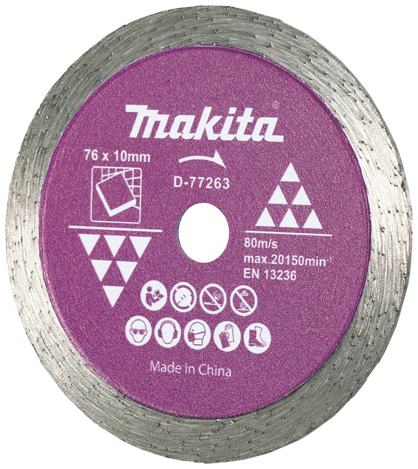 Диск отрезной алмазный 76x10х1.4 мм, Makita D-77263 купить,NaN