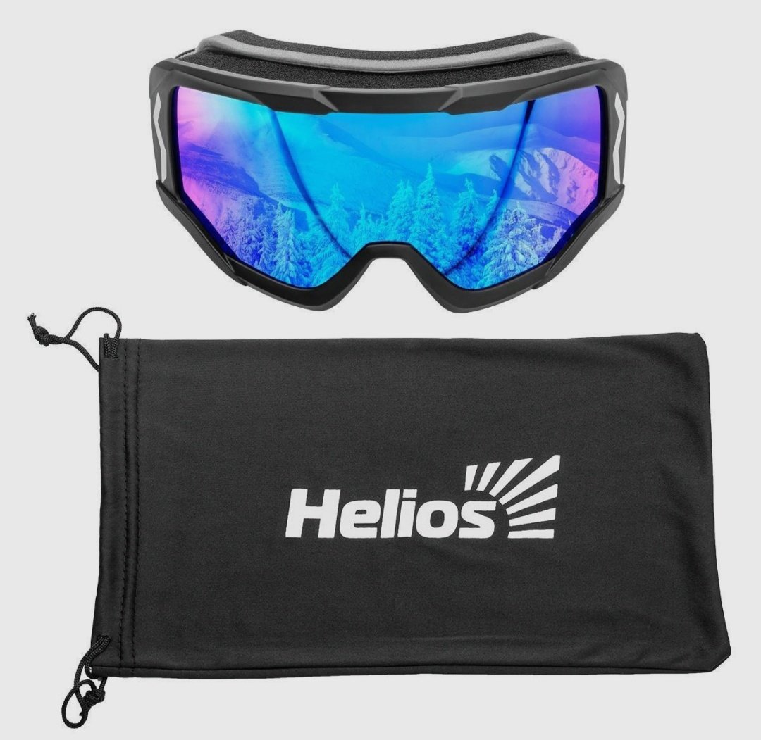 Маска горнолыжная Helios Ski googles HS-HX-014 серый размер универсальный купить,NaN