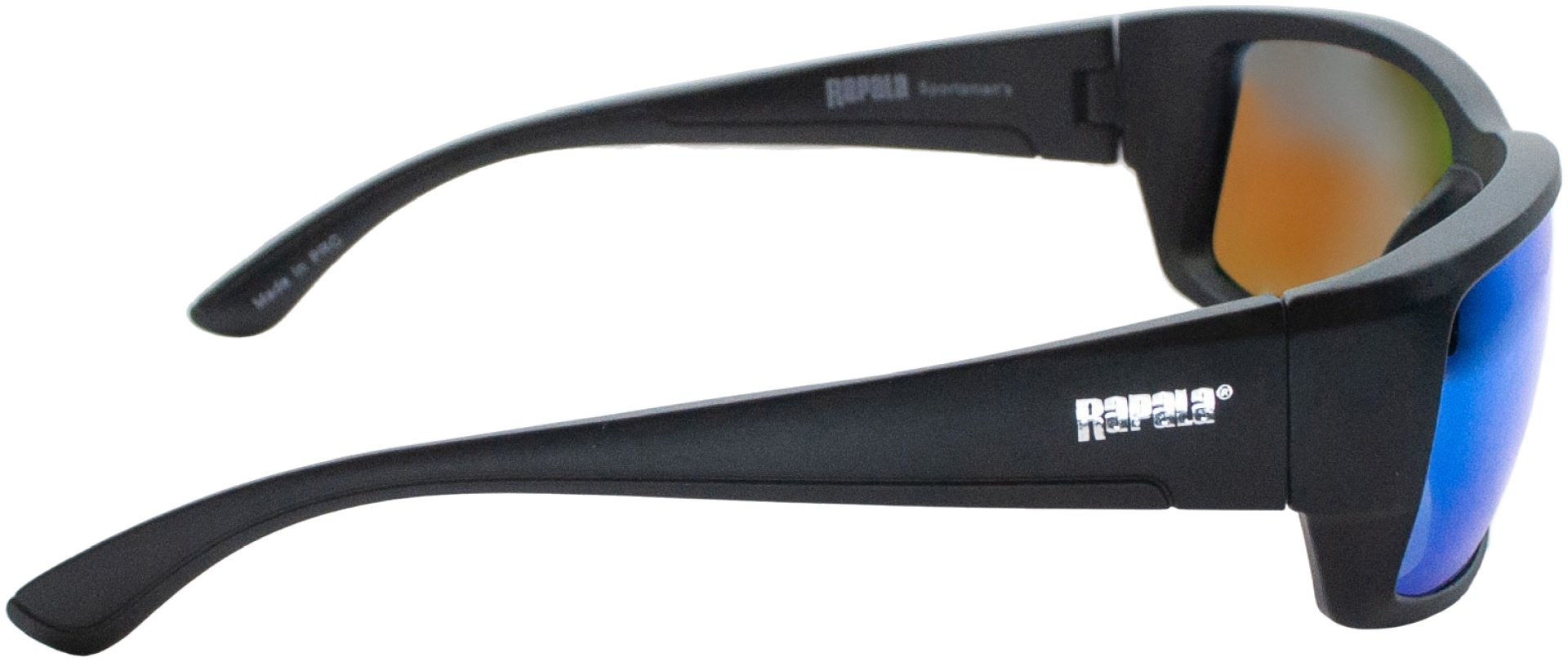 Спортивные очки Rapala Amberjack Matte Black Blue Mirror черный купить,NaN