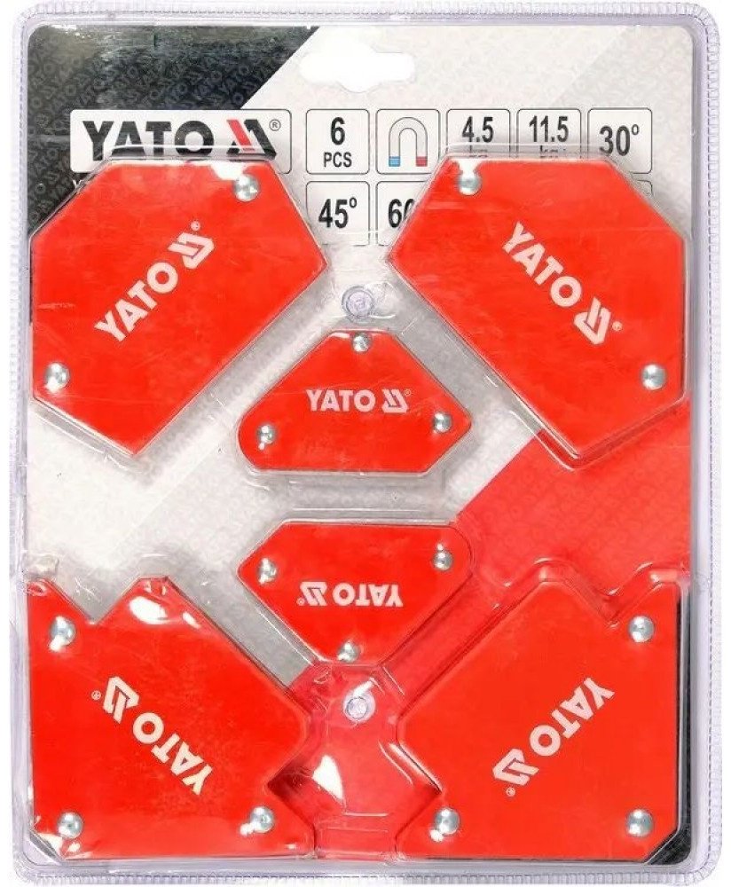 YATO набор магнитных угольников YT-08679, 6 шт купить,NaN