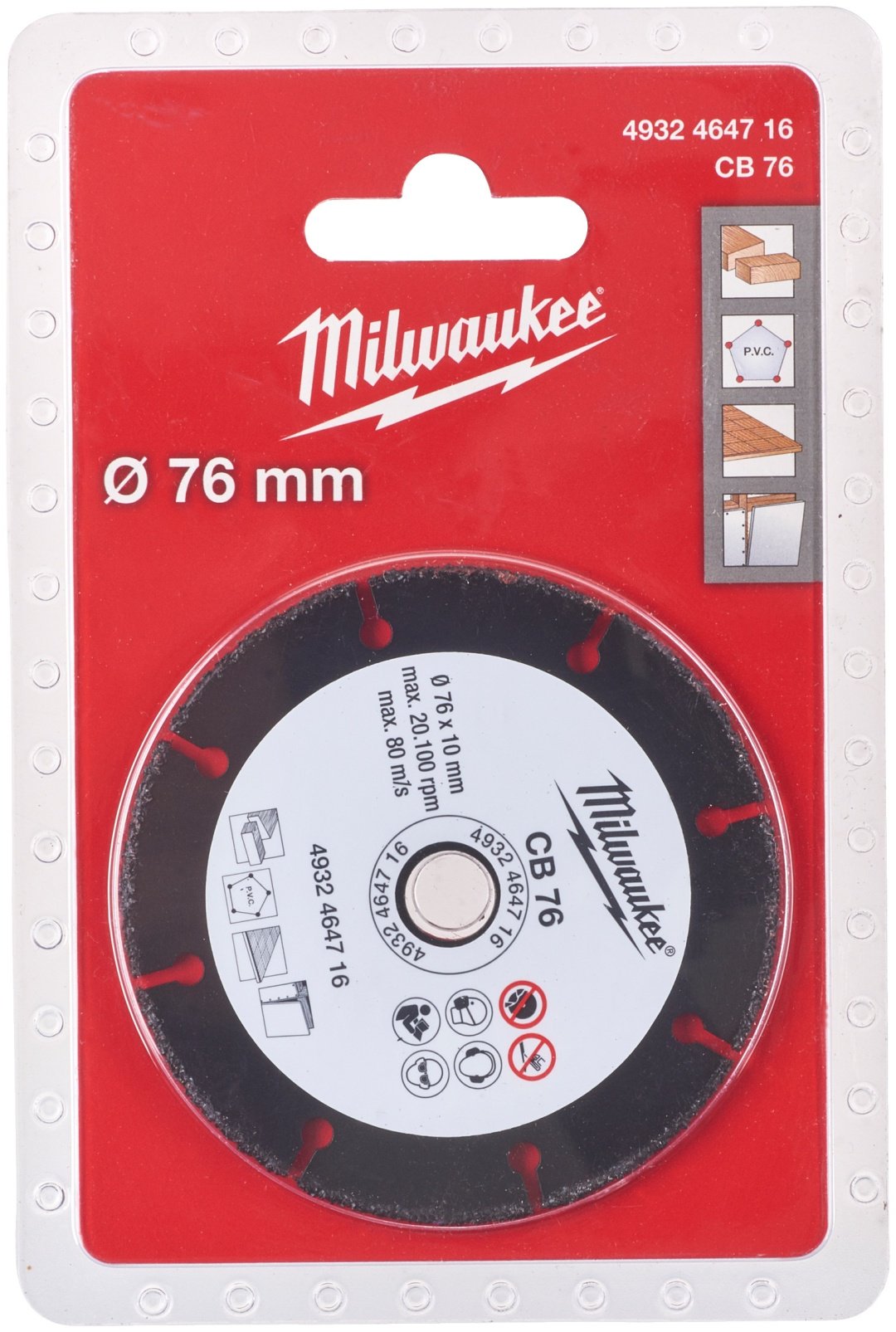 Milwaukee 4932464716 76х10 мм купить,NaN