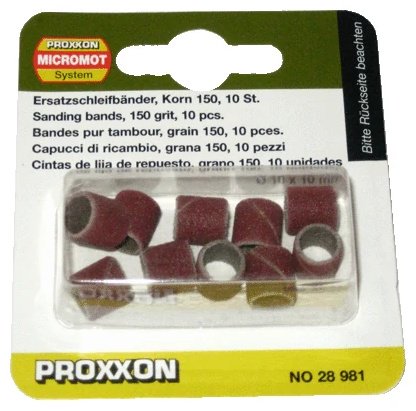 Proxxon шлифовальная насадка для дрели, 28981 10 шт купить,NaN