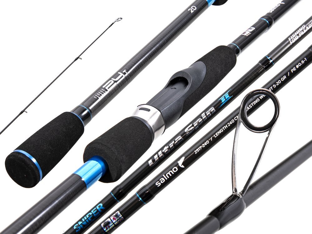 Удилище Salmo Sniper Ultra Spin II 20 2517-240 спиннинговое 2.4 м купить,NaN