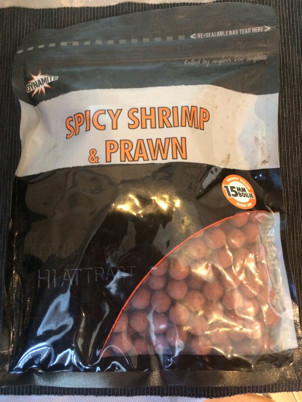 Бойлы Dynamite Baits Spicy Shrimp & Prawn 15мм 1 кг  купить,NaN