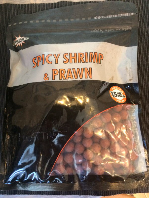Бойлы Dynamite Baits Spicy Shrimp & Prawn 15мм 1 кг  купить,NaN