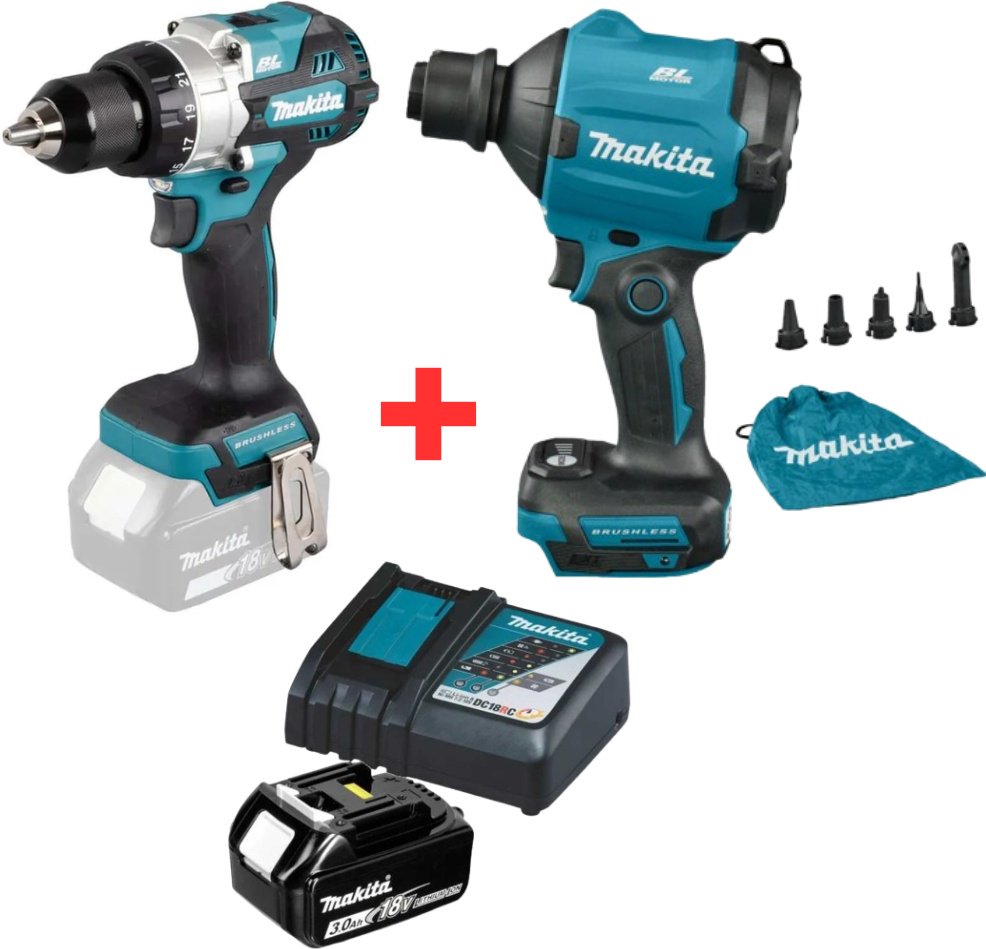 Наборы электроинструментов Makita DDF486Z+DAS180Z+191A25-2 2 в 1 купить,NaN