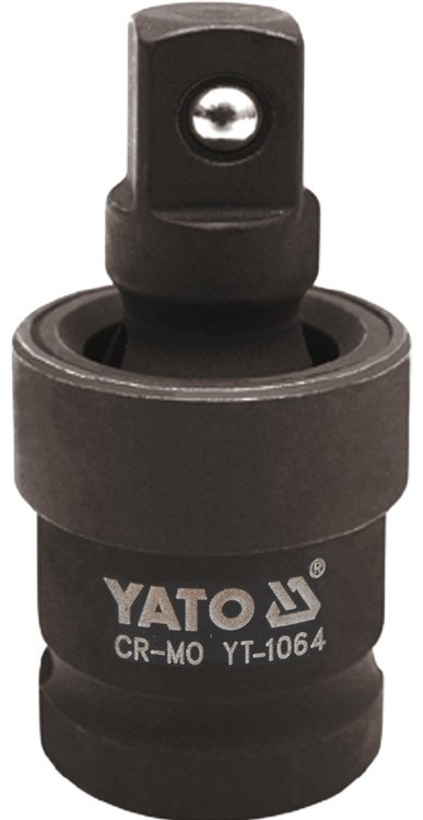 Переходник YATO ударный (Cr-Mo) 1/2 - 1/2, YT-1064, 1 шт купить,NaN