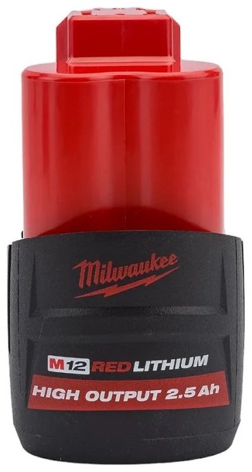 Аккумулятор Milwaukee M12 HB2.5 (4932480164) Li-Ion 12 В 2.5 Ач 1 шт купить,NaN