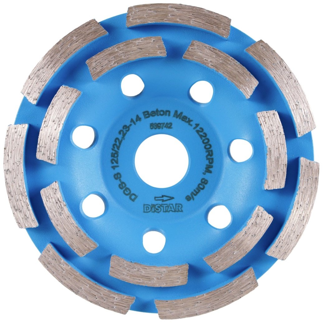 Шлифовальный круг Distar 125 мм, абразивный материал Р3, 1 шт. арт. DGS-S Beton 125*22,23 купить,NaN