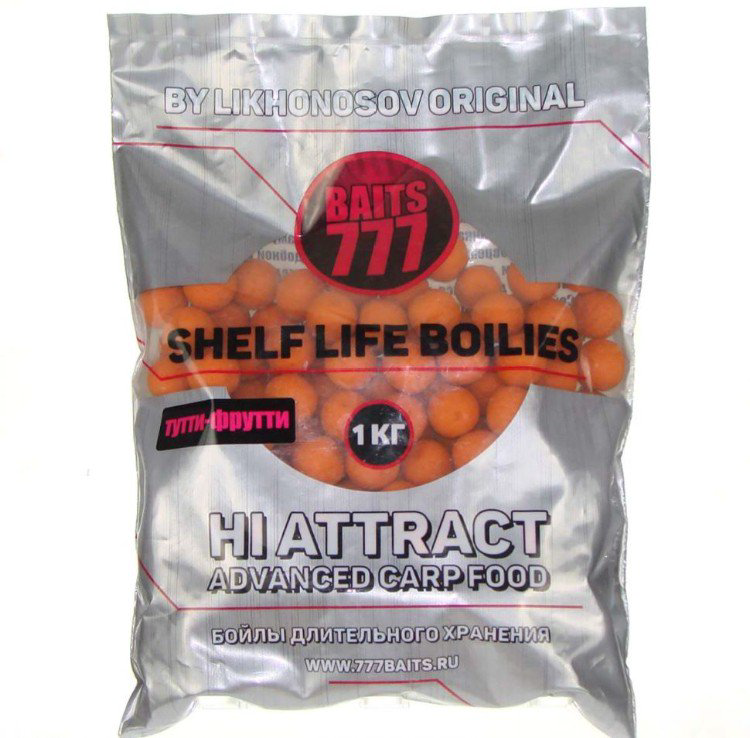 Бойлы Baits 777 20мм 1 кг Тути-Фрути купить,NaN