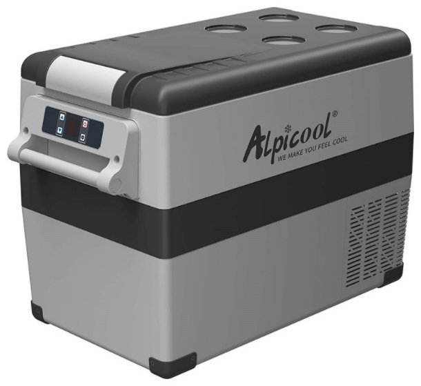 Автохолодильник Alpicool компрессорный CF45 45 л серый, черный купить,NaN
